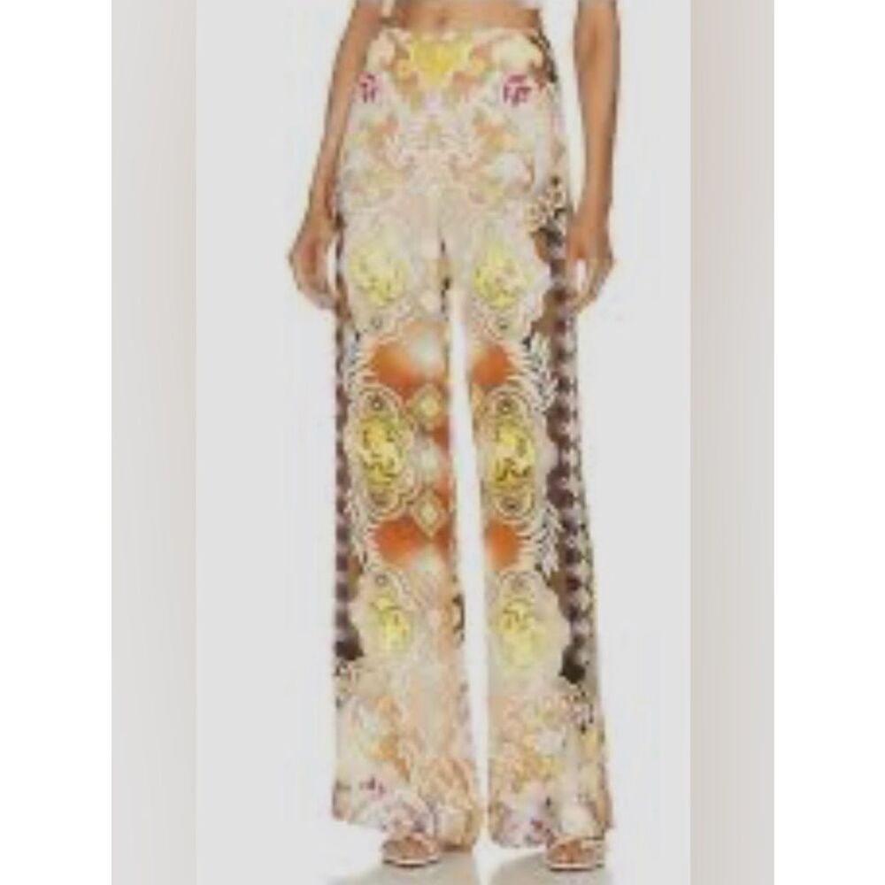 NWOT Alexis Geneve Paisley Pants Size XL $395 Retail. Brand New